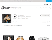 Tablet Screenshot of hipowermusic.com